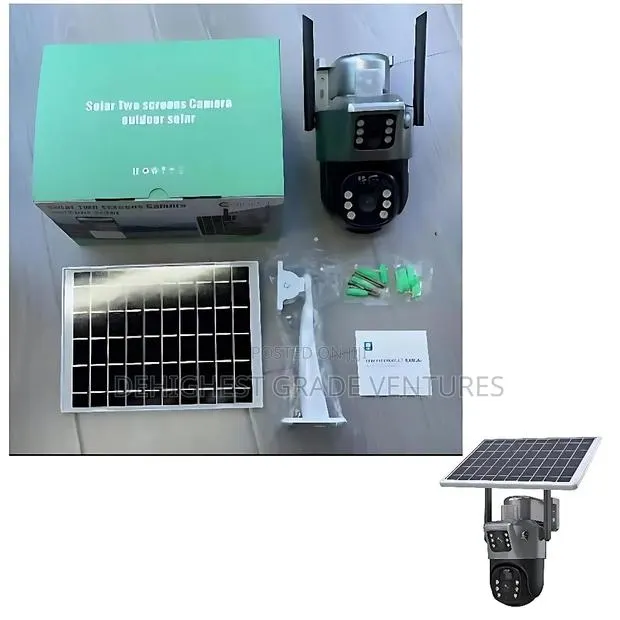 Solar Camera With 2 Lens 8mp CCTV Camera 4g · Photo 1