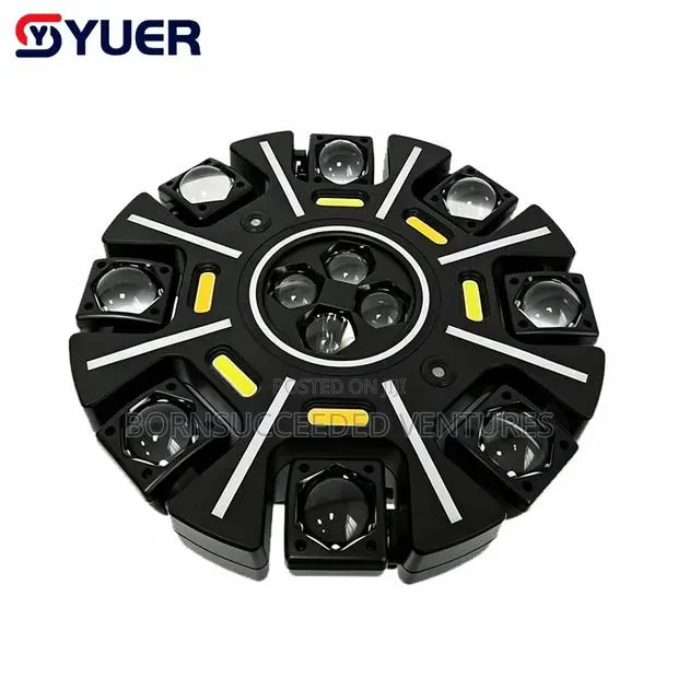 12x10W RGBW LED Bee Eye 8 Arm Little Diamond Moving Head Light Laser · Photo 3