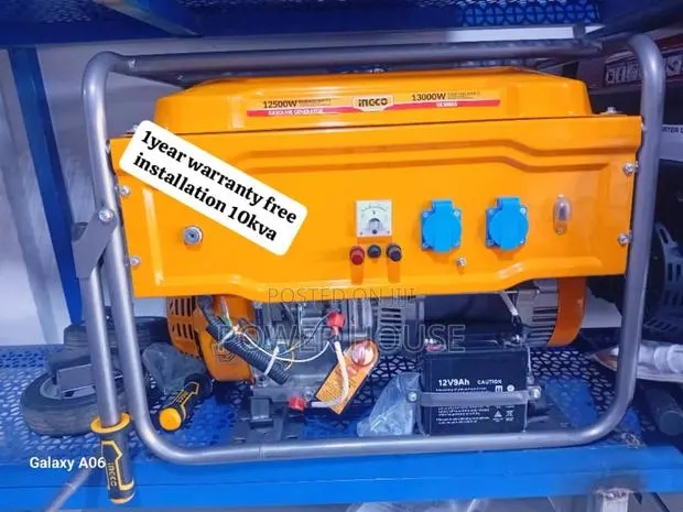 Valor Power Ingco Petrol Generator 10kv 13000watts · Photo 1
