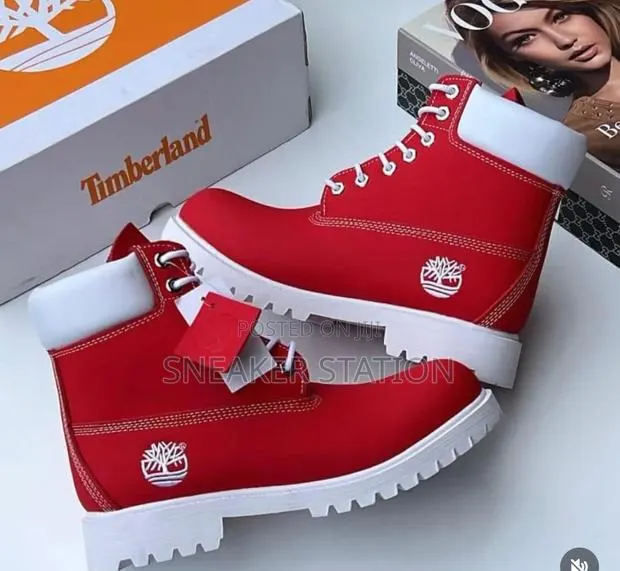 Timberland Boots Red/White · Photo 1