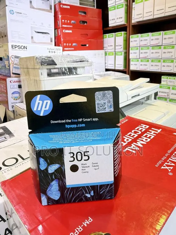 Hp Ink Cartridge 305 Black · Photo 1