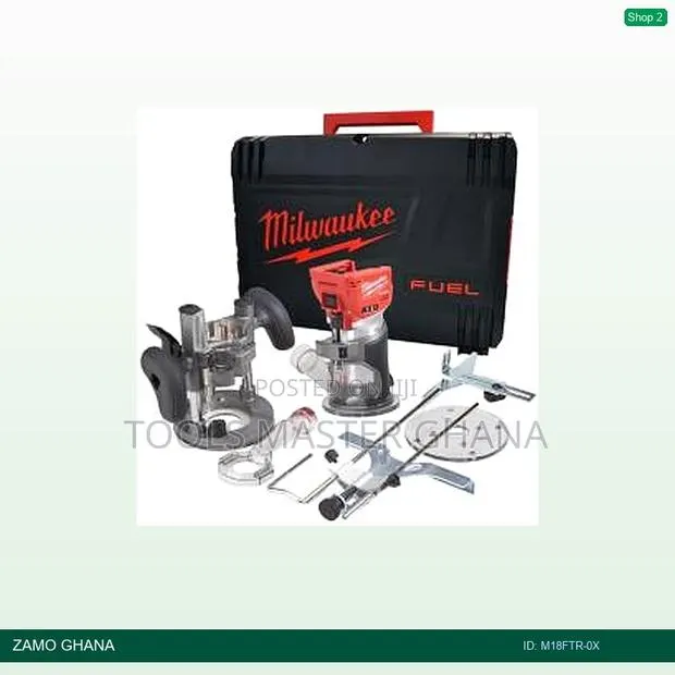 18v Trim Router Fuel Trimmer 50mm 6/6.35mm 6speed Hd Box 4 - M18ftr-0x · Photo 1