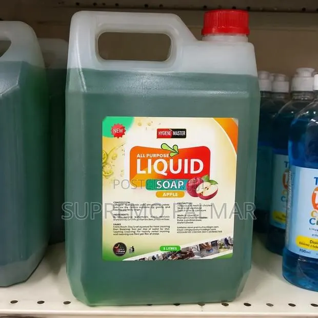 Hygiene Master Apple All Purpose Liquid Soap 5L · Photo 1