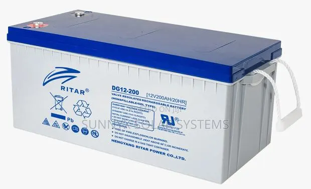 DG 12v 200Ah Ritar Solar GEL Battery · Photo 1