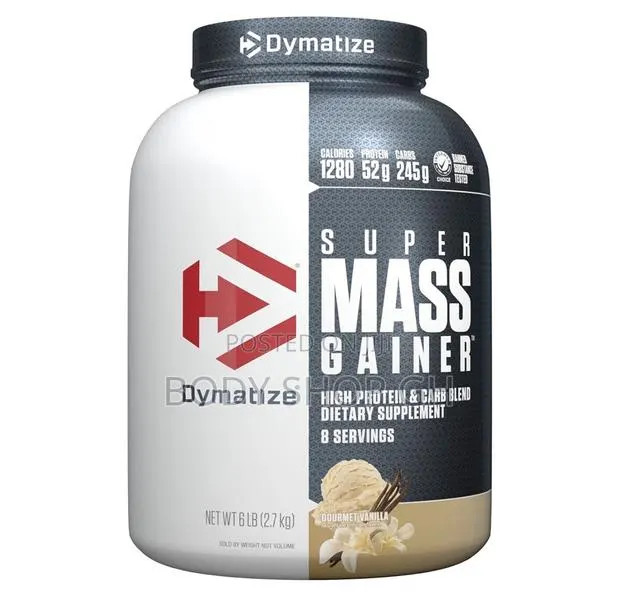 Super Mass Gainer Whey Protein Powder, Gourmet Vanilla - FOR MUSCLE · Photo 1
