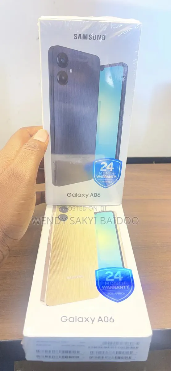 New Samsung Galaxy A06 128 GB Gold · Photo 1