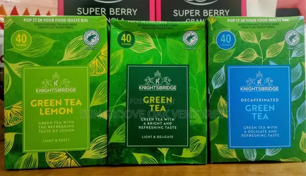 Knightsbridge Green Tea Variety 3bx for Gh 150 · Photo 1