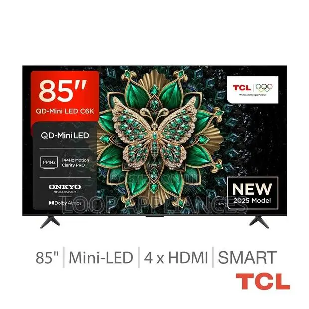New TCL 85 Inch Premium QD-Mini LED Smart TV 85C6K · Photo 1