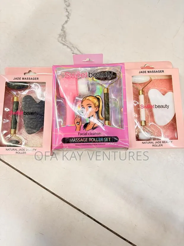 Massage Roller Set/ Jade Massager · Photo 1