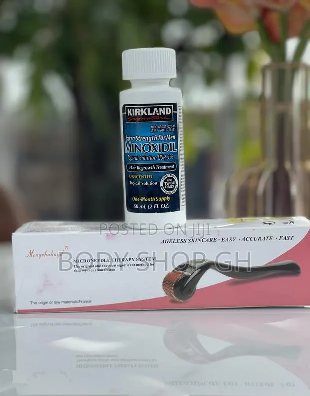 Beard Booster Pack - Kirkland Oil + Derma Roller · Photo 1
