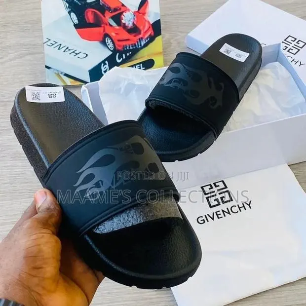 Custom-Printed Goyard Shark Slides · Photo 1