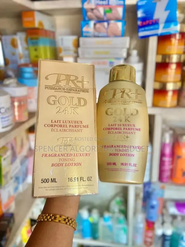PR+ Gold Fragranced Luxury Toning Body Lotion · Photo 1