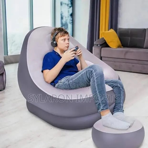 Inflatable Sofa With Ottoman And Electric Pump · Photo 1