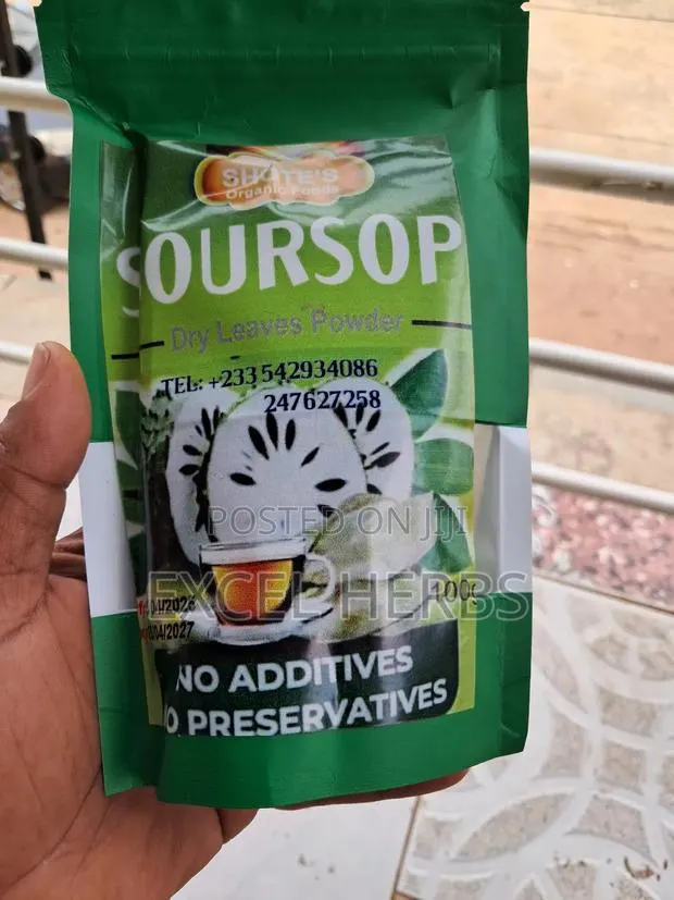 Organic Soursop Leave Powder 100gs · Photo 1