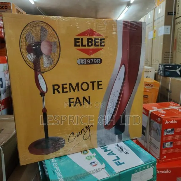 Promo! Promo! On Our Brand-new Remote Controlled Stand Fan From Elbee · Photo 1