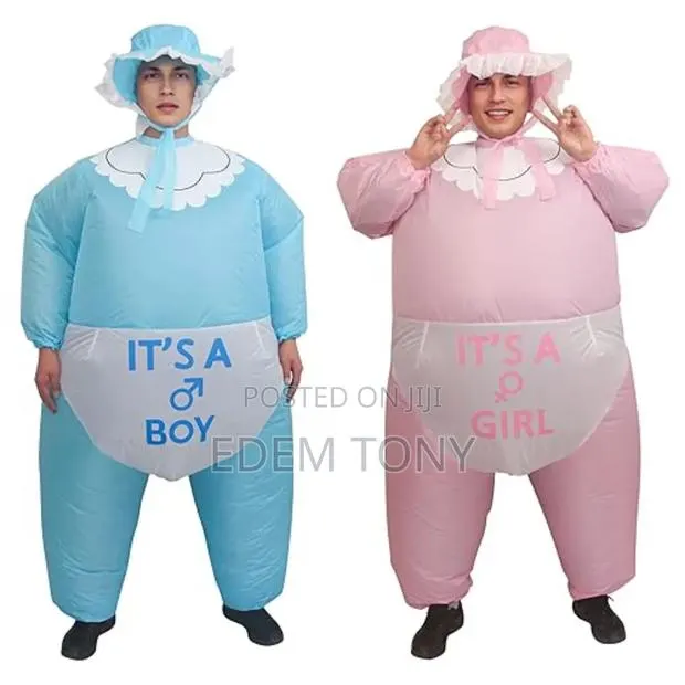 Gender Reveal Inflatable Baby Costume for Baby Shower · Photo 1