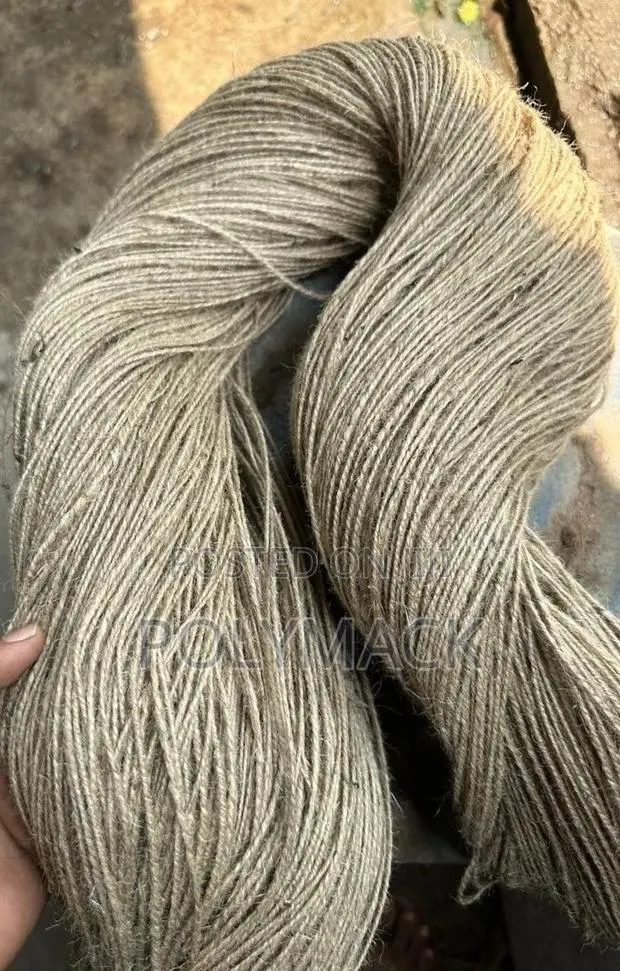 Natural Jute Hemp Yarn for Weaving, Crafts & Rope Making · Photo 1