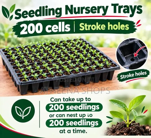 Seedling Nursing Trays (200 Cells).. · Photo 1