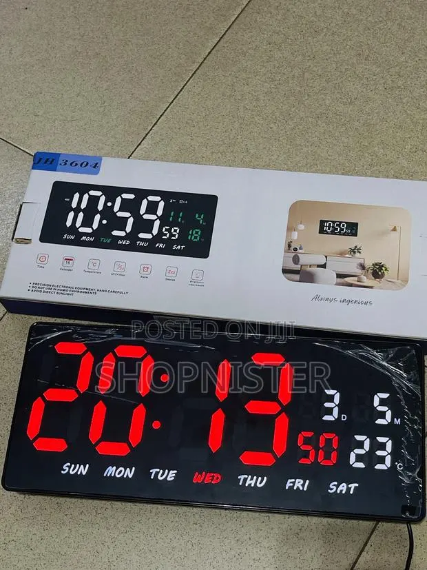 Digital Electronic Wall Clock · Photo 1