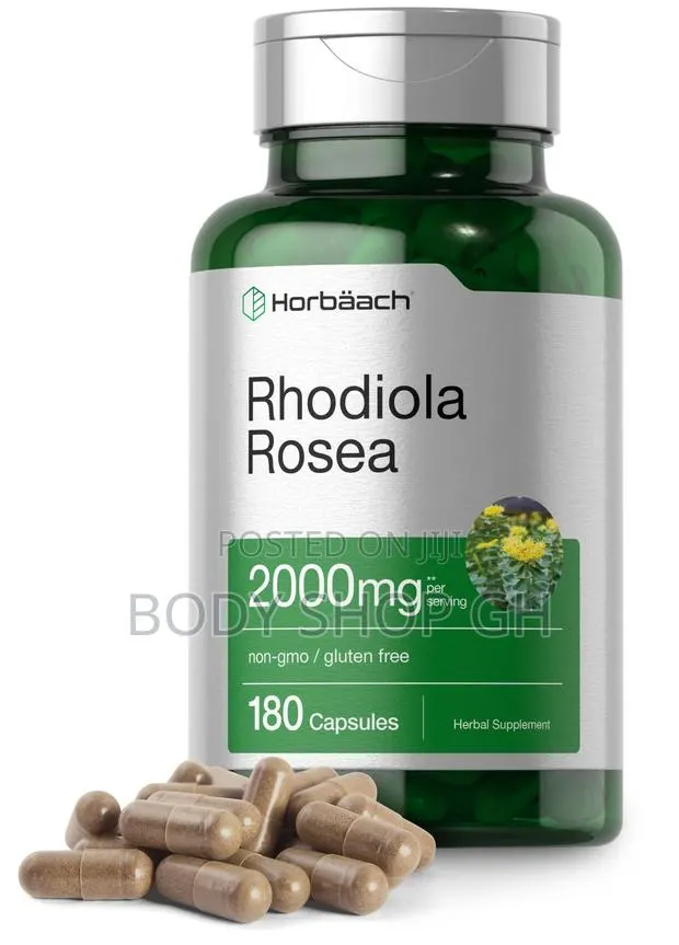 180 Capsules - Horbäach Rhodiola Rosea Capsules | 180 Count | · Photo 1