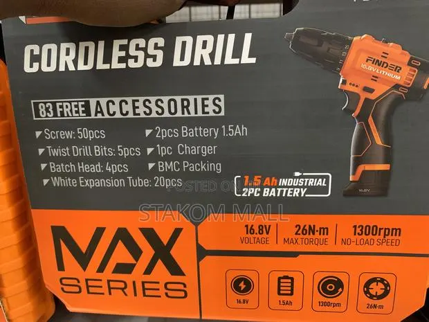 Cordless Drill - 83 Free Accessories · Photo 1