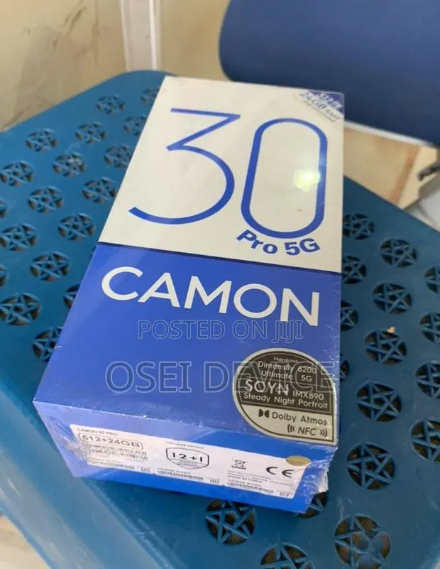 New Tecno Camon 30 Pro 5G 512 GB Black · Photo 1