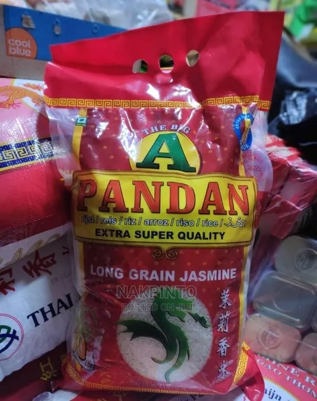Pandan Extra Super Quality Long Grain Jasmine Rice the Big A · Photo 1