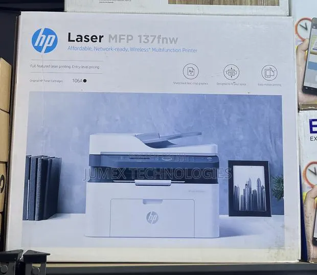 HP Laser Mfp137fnw All in One Printer Wireless Multifunction Printer · Photo 1