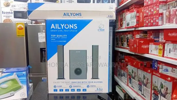 Ailyons 2.1 Multimedia Speaker – Deep Bass Clear Sound Speaker · Photo 1
