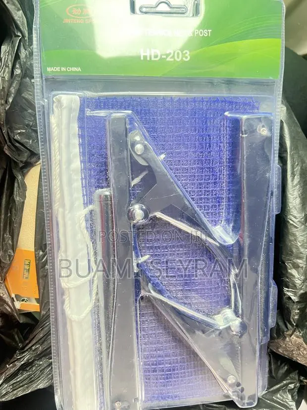 Table Tennis Net With Metal Stands · Photo 1