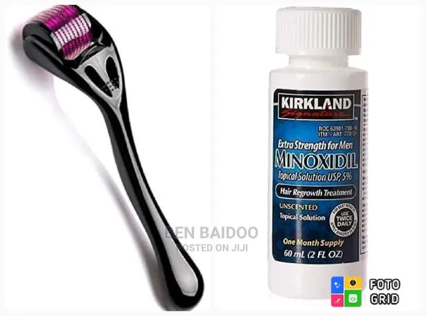 Kirkland Minoxidil and Derma Roller (Results in 3 Weeks) · Photo 1