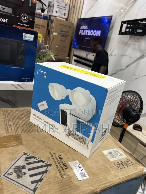 Order Affordable Ring Floodlight Smart Cam Wired Plus(White). · Photo 1
