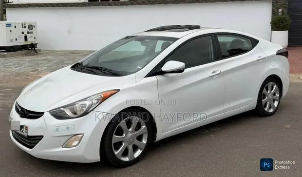 Hyundai Elantra Limited Sedan FWD (1.8L 4cyl 6A) 2013 White