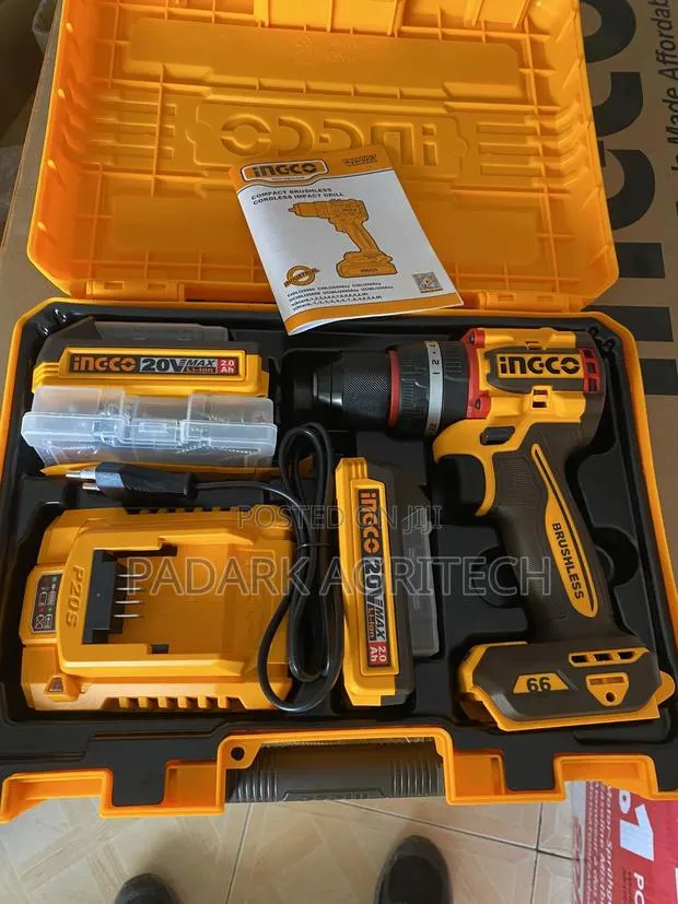 Ingco 20v Brushless Cordless Drill · Photo 1