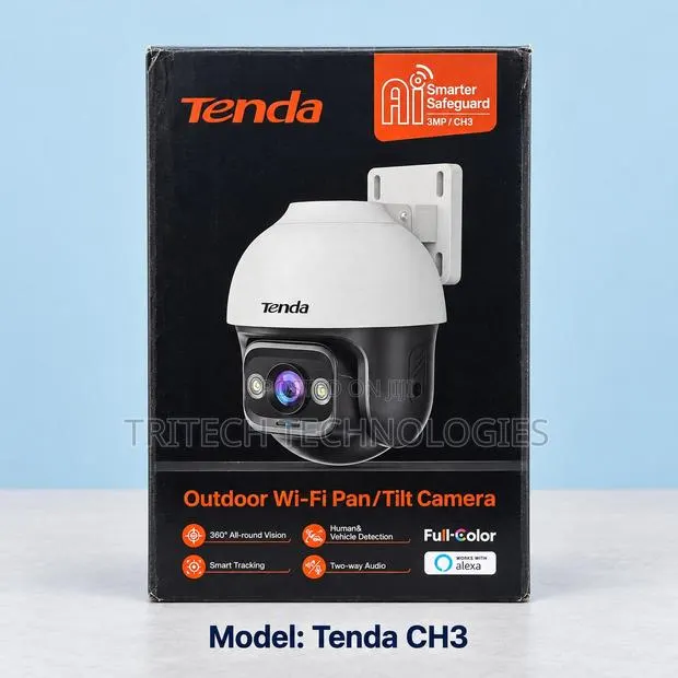 TENDA CH3-WCA-Tenda 1080P Outdoor Wi-Fi Pan/Tilt Camera · Photo 1