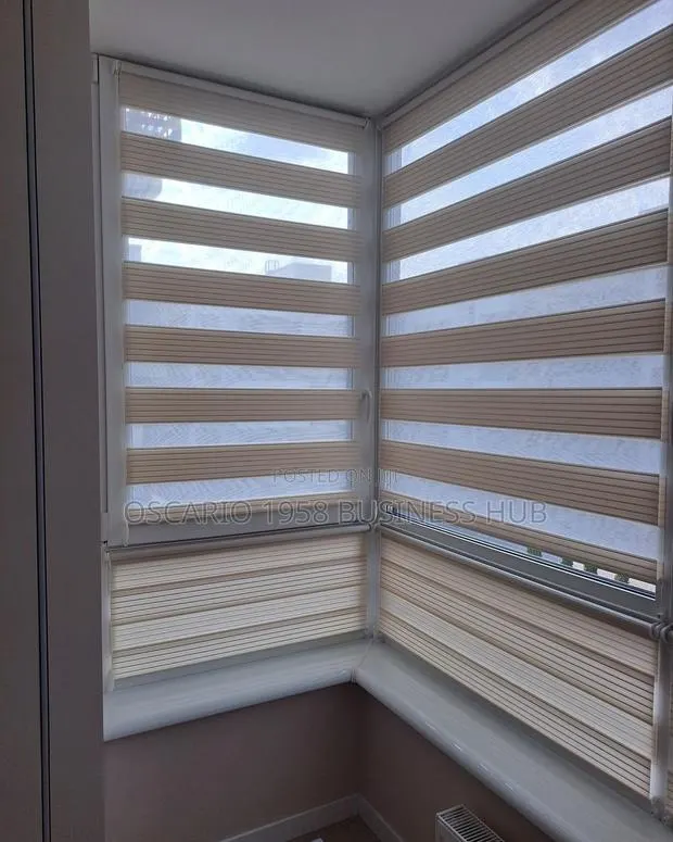 Prosperous Pathfinders Window Zebra Curtain Blinds · Photo 1