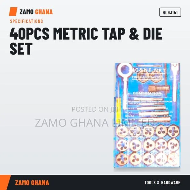 40Pcs Metric Tap & Die Set - H093151 · Photo 1