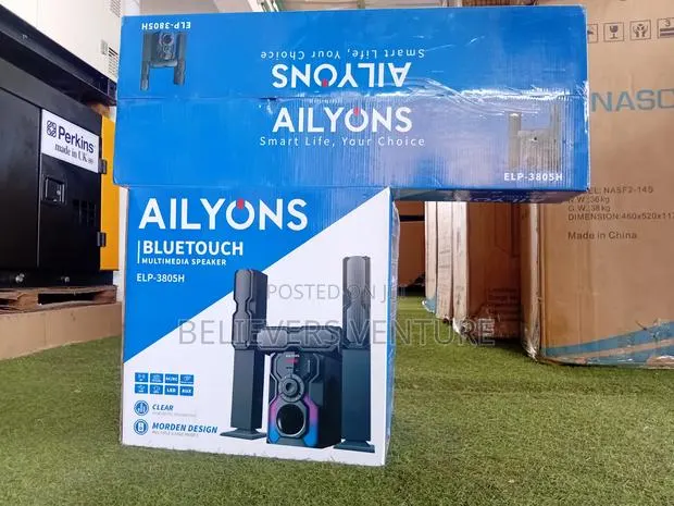 Ailyons Wireless Bluetooth Speaker – Powerful Bass Clear Audio · Photo 1