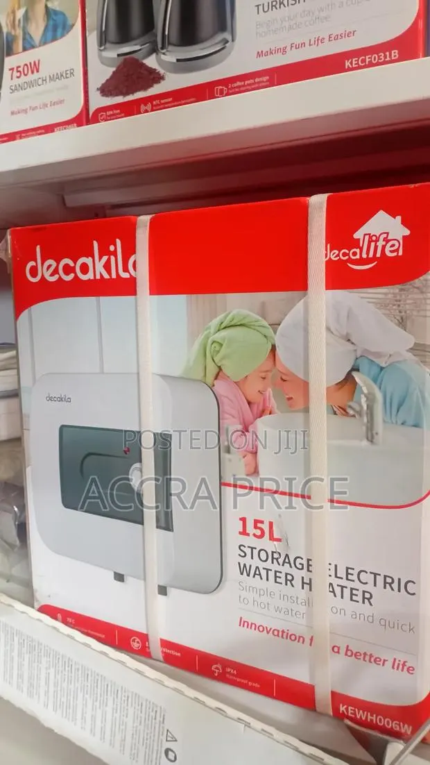 Bath Warm Water Heaters Decakila 15l Storage Water Heater · Photo 1