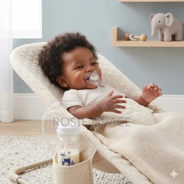 3-in-1 Hands Free Anti-Colic 240ml Feeding Bottle · Photo 1