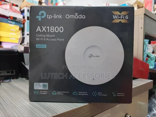 Tp Link Indoor Ceiling Mount Wifi6 Access Point/Tp Link Eap 650 Indoor · Photo 1