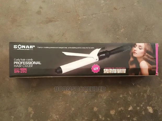 Hair Curling Iron Ceramic Heating Large Pear Heating Cone · Photo 1
