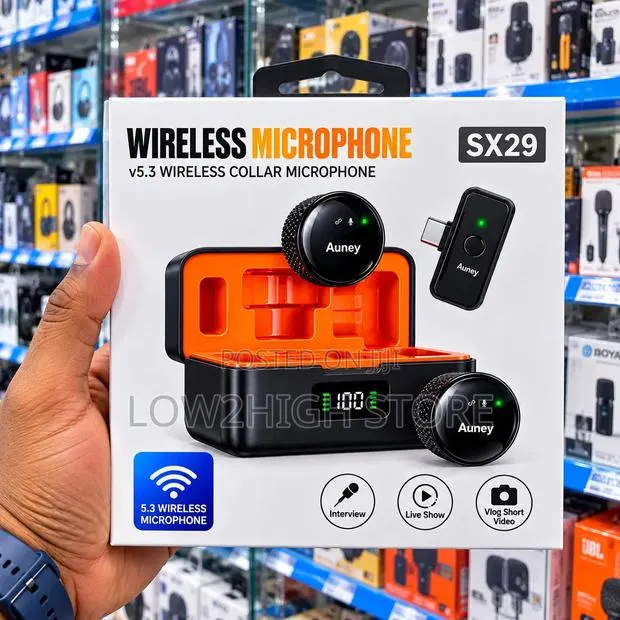 SX29 V5.3 Dual Wireless Collar Microphone · Photo 1