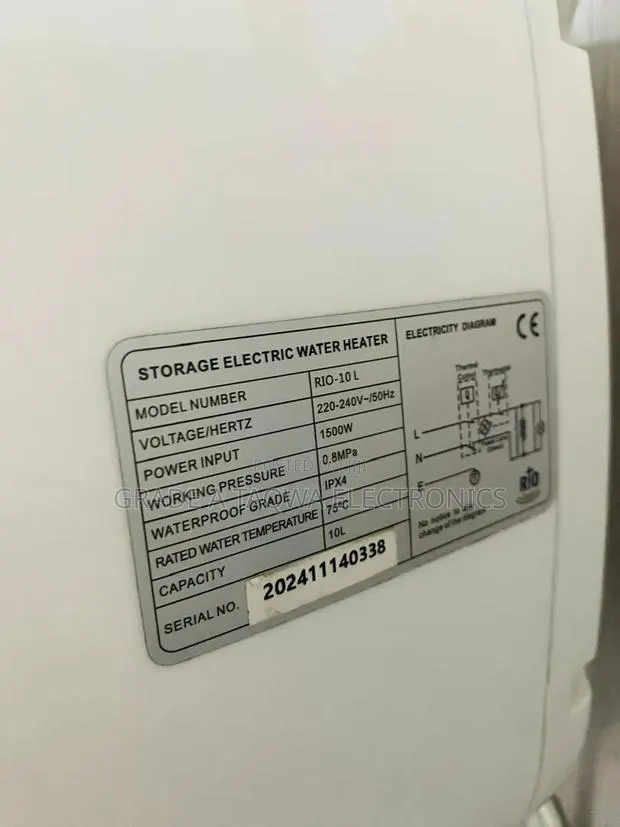 Modern Rio 10L Water Heater · Photo 1