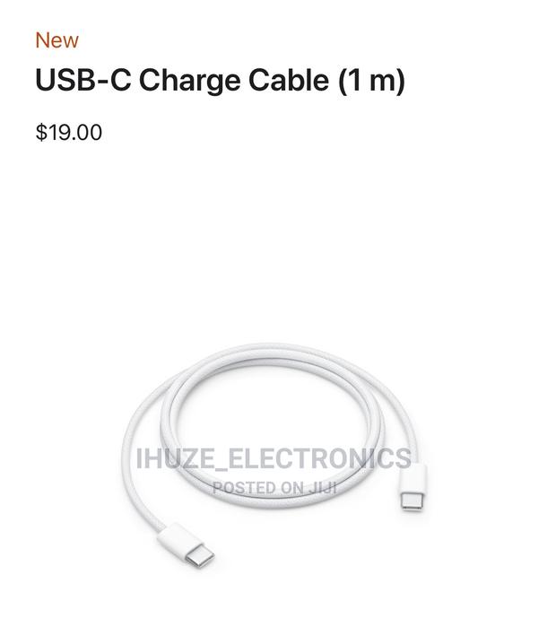 OEM M1/M2/M4 iPad Pro USB-C Charge Cable (1 M) · Photo 3
