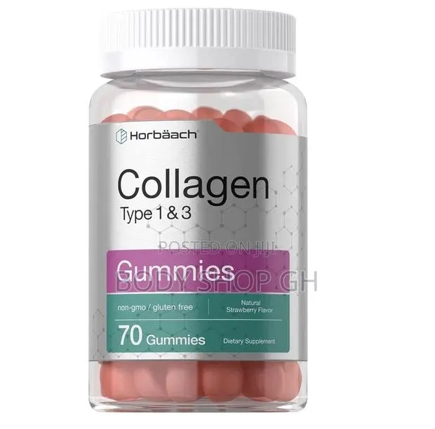 Collagen Gummies | Strawberry Flavored Gummy | for Women and Men | · Photo 1