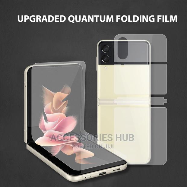 Z Flip 3 and 4 Fiber Screen Protectors · Photo 1