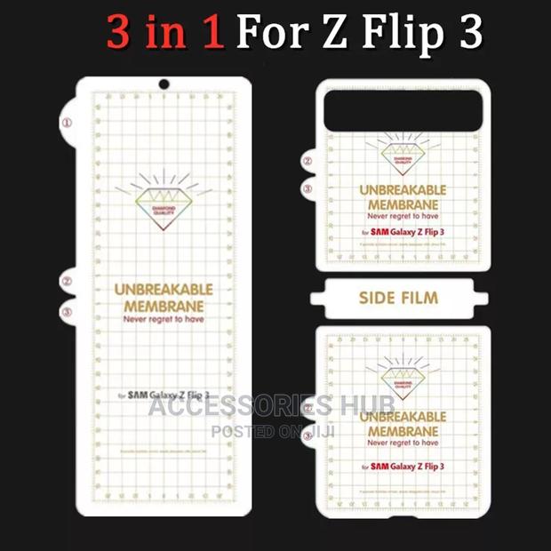 Z Flip 3 and 4 Fiber Screen Protectors · Photo 2