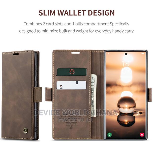 Caseme Leather Flip Case 4 Samsung S25ultra S24u S23u S22u + · Photo 1