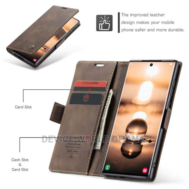 Caseme Leather Flip Case 4 Samsung S25ultra S24u S23u S22u + · Photo 2